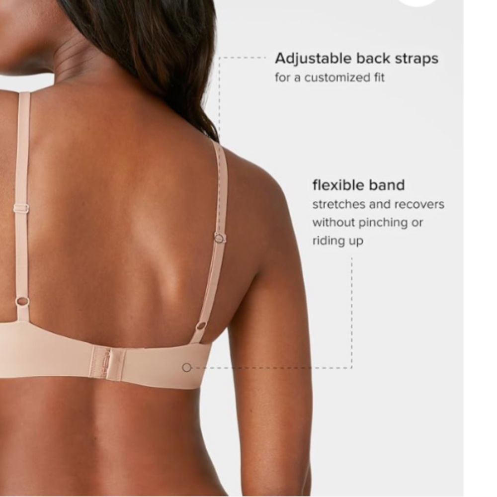 💐2/$25💐 Wacoal Comfort First Wire Free T-Shirt Bra Sz 36DD Sand - Picture 3 of 7